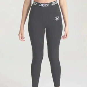 SikSilk Core Tape Leggings - Black